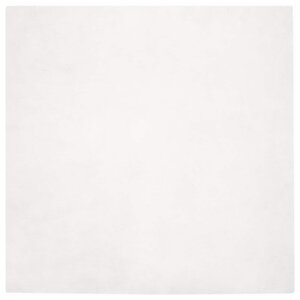 vidaXL Tapis en Fourrure Synthétique de Lapin Olite Blanc 120 x 120 cm
