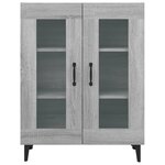 vidaXL Buffet sonoma gris 69 5x34x90 cm bois d'ingénierie