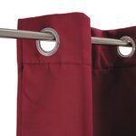 Rideau occultant Strong - 140 x 250 cm - Bordeaux