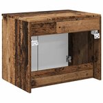 vidaXL Cabinet de Salle de Bain Mural Bois ancien 62 5 x 44 5 x 50 cm