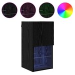 vidaXL Meubles TV muraux 2 Pièces Chêne noir 30 5 x 30 x 60 cm