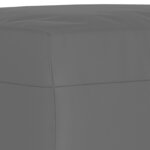 vidaXL Repose-pied Gris foncé 70x55x41 cm Tissu microfibre
