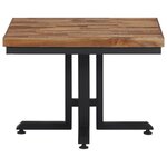 vidaXL Table basse 55x55x40 cm teck de récupération massif