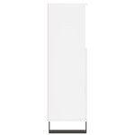 vidaXL Armoire de salle de bain blanc 30x30x100 cm bois d'ingénierie