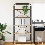 vidaXL Étagère Chêne sonoma 80 x 30 x 183 cm Bois d'ingénierie