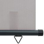 vidaXL Auvent latéral de balcon gris foncé 165x250 cm