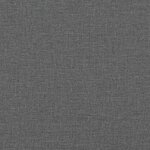 vidaXL Cadre de lit sans matelas gris foncé 180x200 cm tissu
