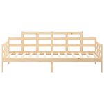 vidaXL Lit de jour Bois massif de pin 90x200 cm