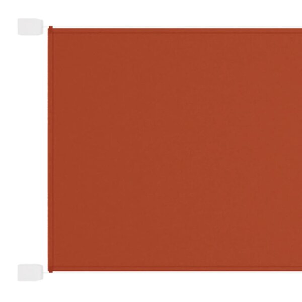 vidaXL Auvent vertical Terre cuite 60x420 cm Tissu oxford