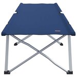 vidaXL Lit de camping pliant 2 Pièces Bleu 62 x 194 x 42 cm Tissu Oxford