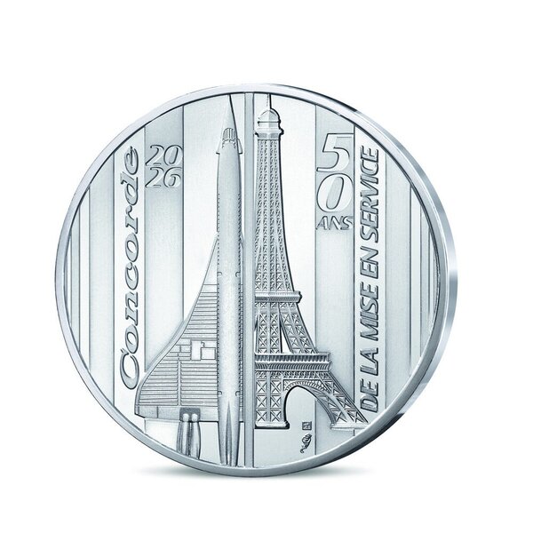 Concorde Monnaie de 10€ Argent