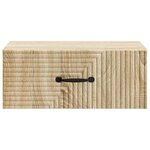 vidaXL Cabinet de chevet mural 2 Pièces Chêne Sonoma 49 x 34 5 x 20 cm