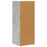 vidaXL Buffet Gris béton 40 x 35 x 100 5 cm Bois d'ingénierie