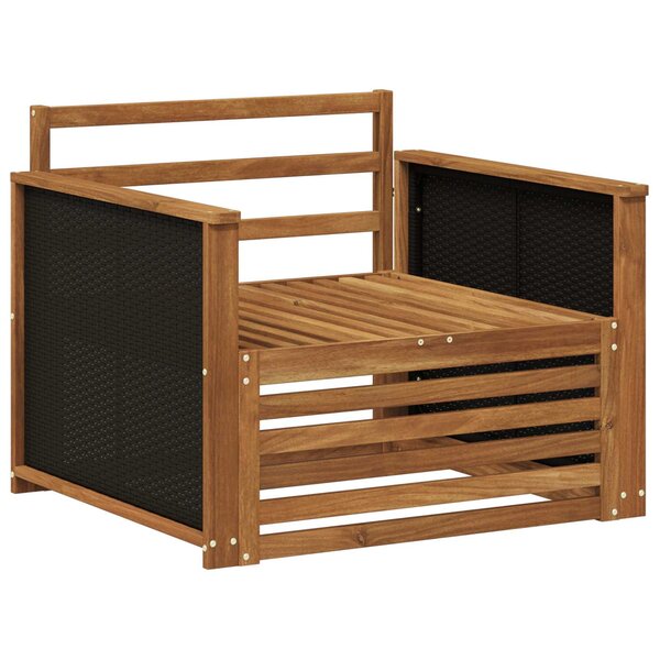 vidaXL Sofa de milieu extérieur Naturel