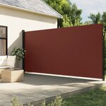 vidaXL Auvent latéral rétractable marron 220x300 cm