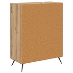vidaXL Commode Chêne Artisanal 69 5 x 34 x 90 cm Bois d’ingénierie