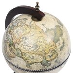vidaXL Support de vin globe de dessus de table Bois d'eucalyptus Vert