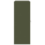 vidaXL Armoire de rangement Vert olive 90 x 40 x 105 cm Acier