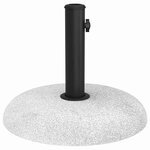 vidaXL Base de parasol pour poteaux de 37/42/52/58 mm en béton gris clair de 20 kg