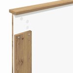 vidaXL Tête de lit Chêne artisanal 75 cm Bois d'ingénierie