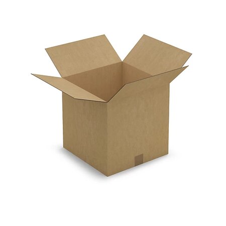 Caisse carton brune simple cannelure raja 35x35x35 cm (lot de 25)