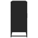 vidaXL Buffet noir 92x35x76 cm bois d’ingénierie