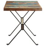 vidaXL Table de salle à manger 140x70x76cm Bois de récupération massif