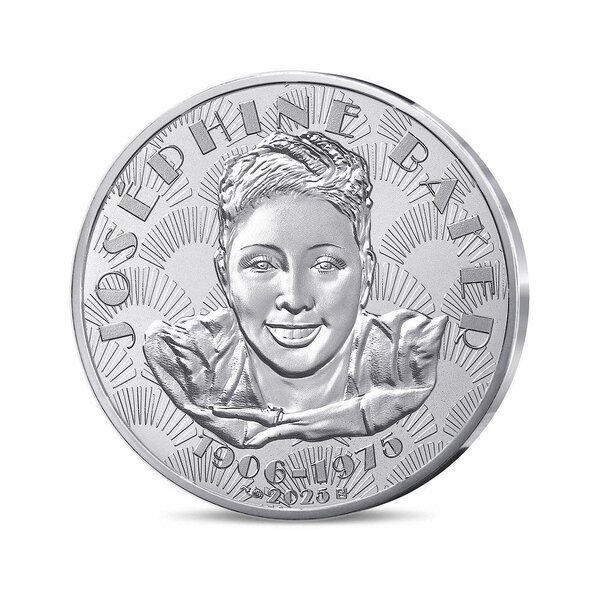Joséphine Baker - Monnaie de 10€ Argent