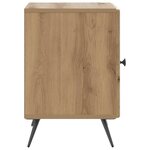 vidaXL Cabinet de chevet 2 Pièces Chêne artisanal 43 x 34 5 x 50 cm