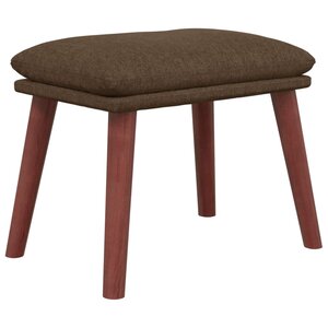vidaXL Repose-pied Marron 45x29 5x35 cm Tissu