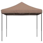 vidaXL Tente de fête Marron 292 x 292 x 315 cm Tissu Oxford