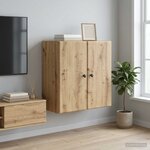 vidaXL Armoire Murale 59 x 31 x 60 cm Bois d'ingénierie