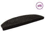 vidaXL Tapis d'escalier auto-adhésifs 15 pc 80 x 24 5 x 3 5 cm
