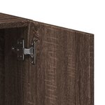 vidaXL Armoire de classement chêne marron bois d'ingénierie
