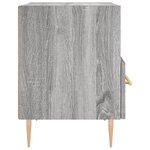 vidaXL Table de chevet sonoma gris 40x35x47 5 cm bois d’ingénierie