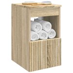 vidaXL Armoire de salle de bain Chêne Sonoma 30 x 41 x 50 cm