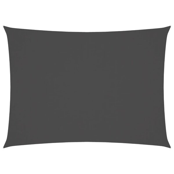 vidaXL Voile de parasol tissu oxford rectangulaire 2x3 5 m anthracite