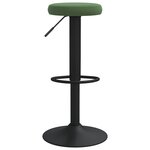 vidaXL Tabourets de bar lot de 2 vert foncé velours