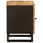 vidaXL Cabinet de chevet Marron 40 x 33 x 46 cm Bois de mangue massif