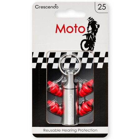 Bouchons oreilles crescendo moto 25db