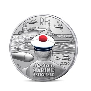 Marine nationale Monnaie de 10€ Argent Commémorative
