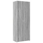 vidaXL Buffet haut sonoma gris 70x42 5x185 cm bois d'ingénierie