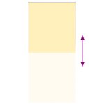 vidaXL Store enrouleur occultant jaune largeur du tissu 105 7 cm