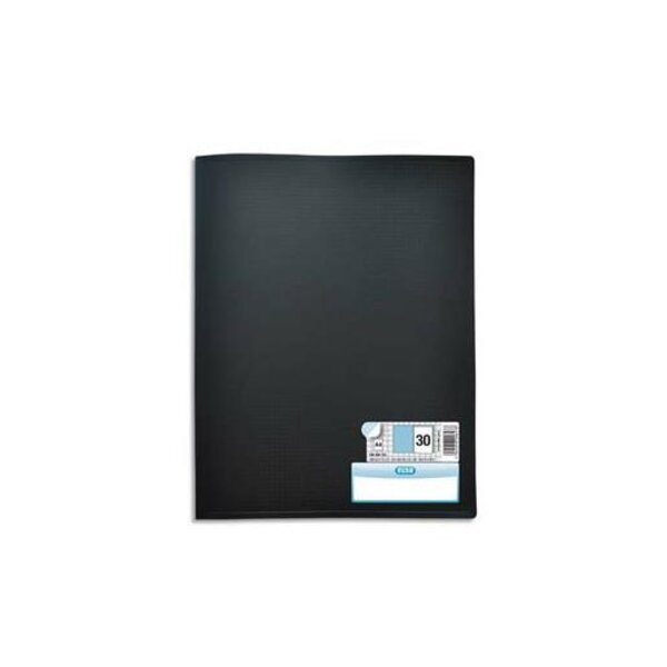 Protège-documents 'Memphis' format A4 30 pochettes Noir ELBA