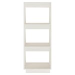 vidaXL Bibliothèque/Séparateur de pièce blanc 40x35x103 cm pin massif