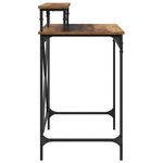 vidaXL Bureau Bois Ancien 80 x 50 x 90 cm Bois d'ingénierie