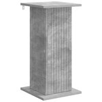 vidaXL Support de Plante 2 pc Gris béton 30 5 x 30 x 60 5 cm