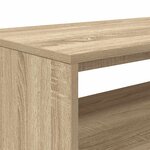 vidaXL Meuble TV Chêne sonoma 80 x 40 x 40 cm Aggloméré