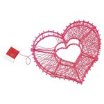 String it maxi: 3d coeur - ravensburger - coffret complet en fil tendu - loisir créatif enfant diy - 2 modeles - des 8 ans