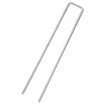 vidaXL Piquets de sol en forme de U 25 Pièces 20x3 5 cm acier galvanisé